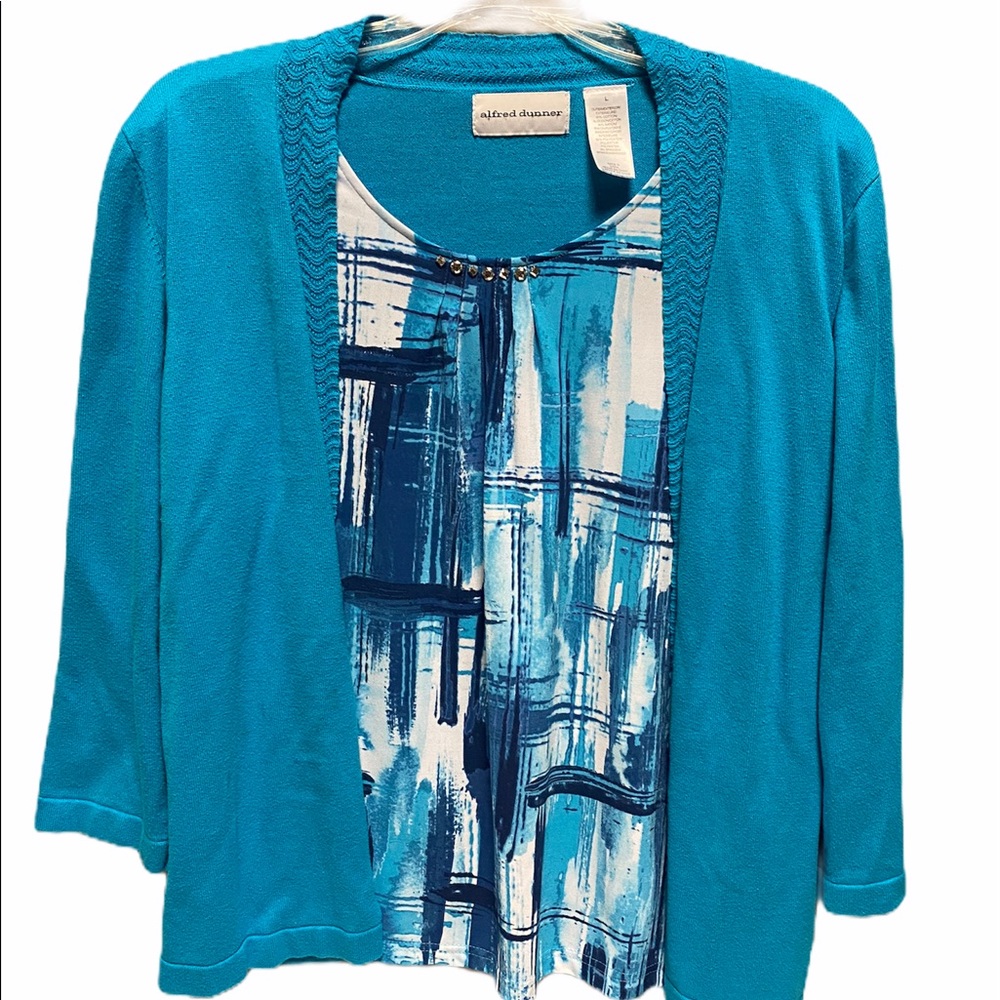 Aqua sweater top